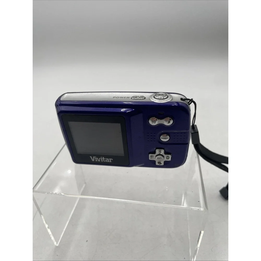 Vivitar ViviCam 7022 Digital Camera 7.1MP 4x Zoom+Battery+SD Card-TESTED